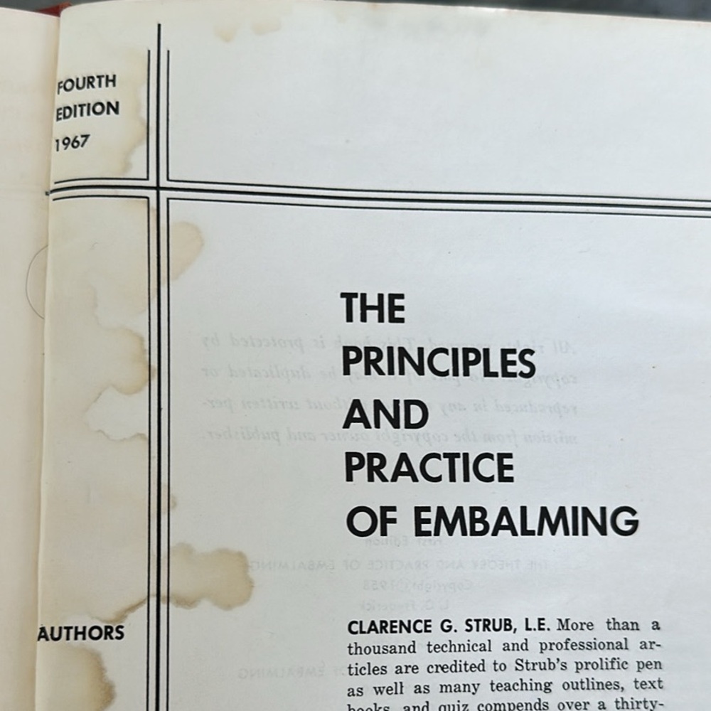 Red Embalming Practice Book - Picture 3 of 3